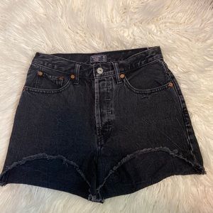 abercrombie and fitch high rise 4” short